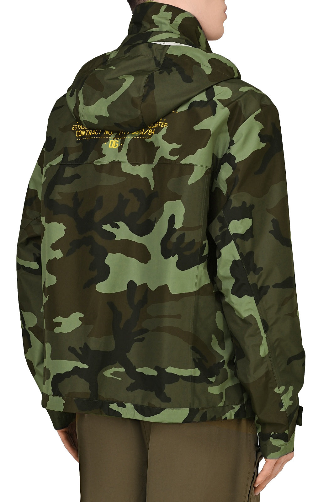 Dolce & Gabbana Men Jacket Rainproof Camouflage