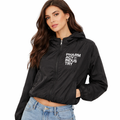 Pharmacy Industry Women Jacket Nylon Hooded Black