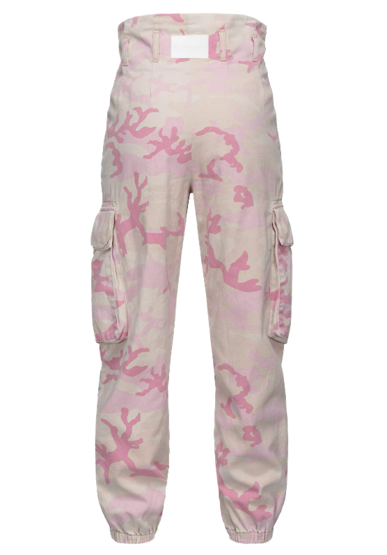 Pinko Women Trousers Fitness Cargo Pink