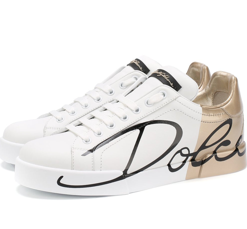 Dolce & Gabbana Women Sneakers Patent Leather White