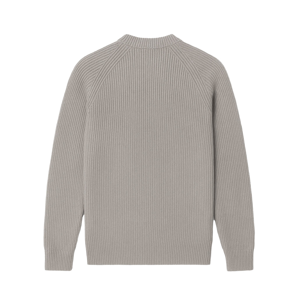 Alpha Studio Men Brioches Crewneck Sweater Grey
