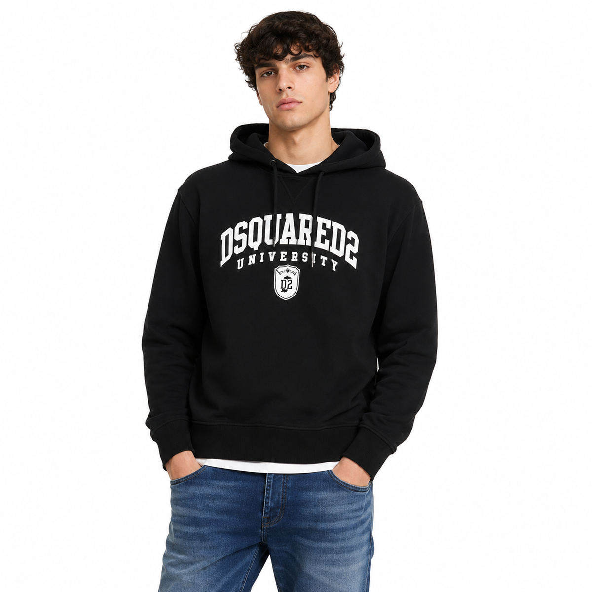 Dsquared2 Men Sweatshirt University Black