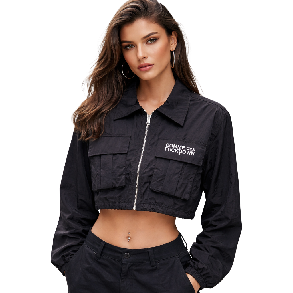 Comme Des Fuckdown Women Bomber Black