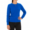Emilio Romanelli Women Knit Cashmere Crew Neck Blue