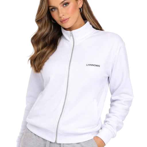 Hinnominate Women Sweatshirt Zip White