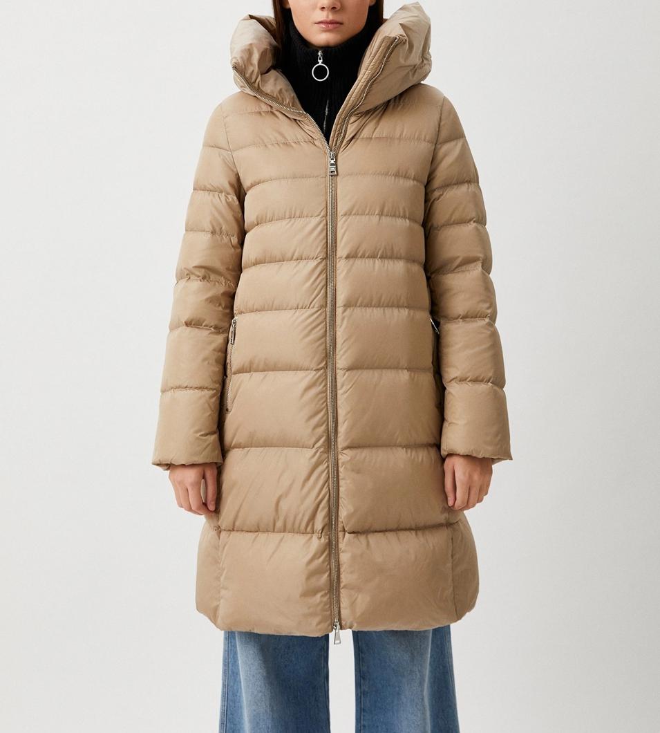 Add Women Down Jacket Beige