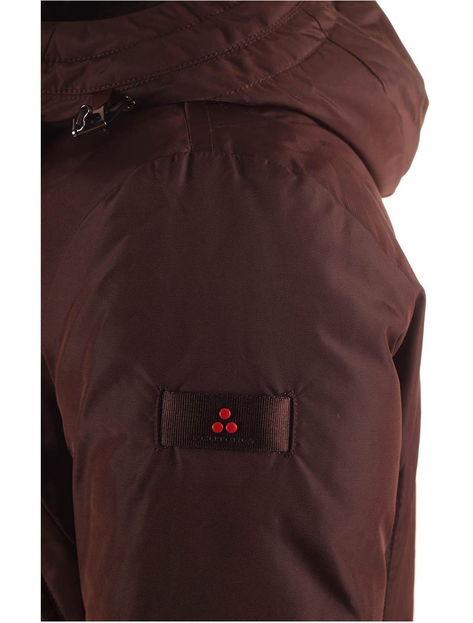 Peuterey Men Parka Hasselblad Oxford Fur Brown
