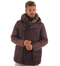 Peuterey Men Parka Hasselblad Oxford Fur Brown