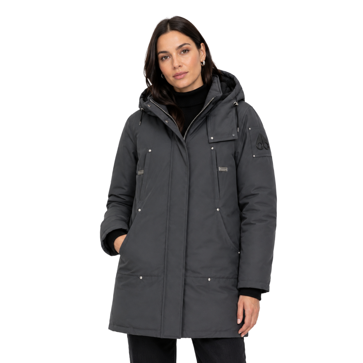 Moose knuckles Women Jacket Metis SENZA PELO Grey