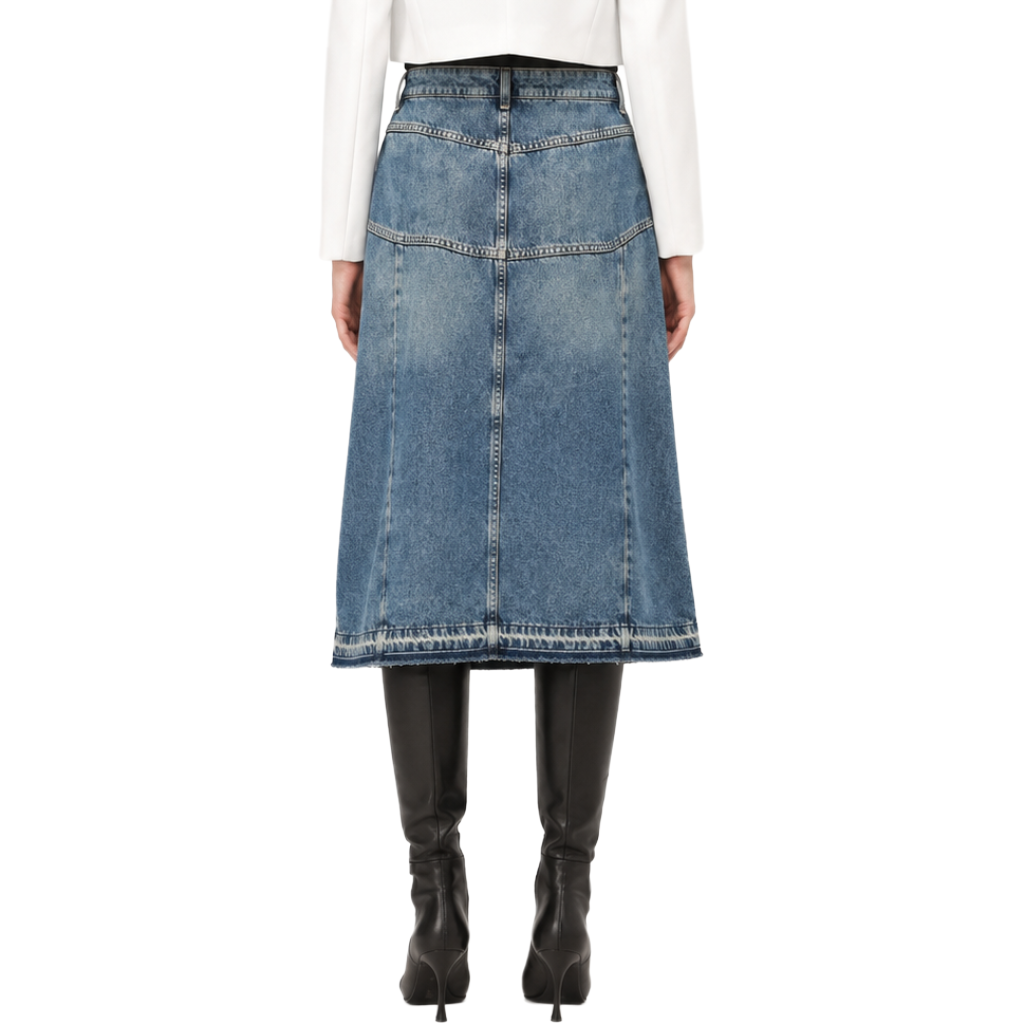 Patrizia Pepe Women Skirt Denim Blue