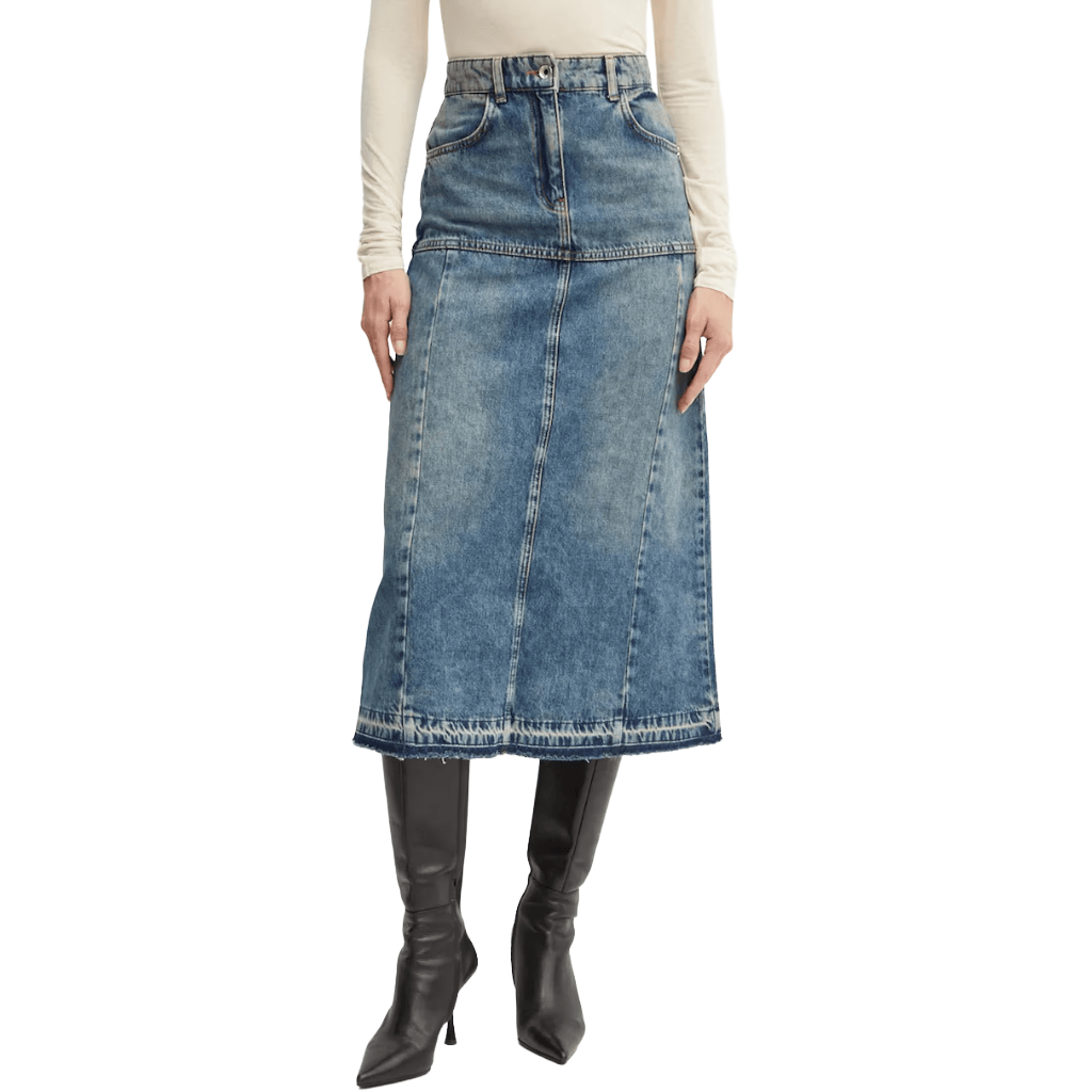 Patrizia Pepe Women Skirt Denim Blue
