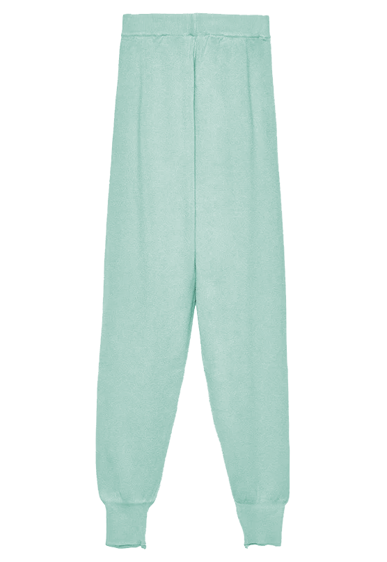 Hinnominate Women Trousers Knit Menta Green