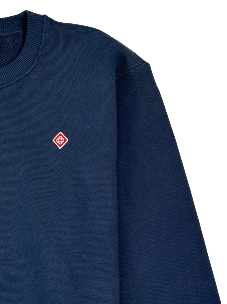 Casablanca Men Lounge Crew Sweatshirt Blue