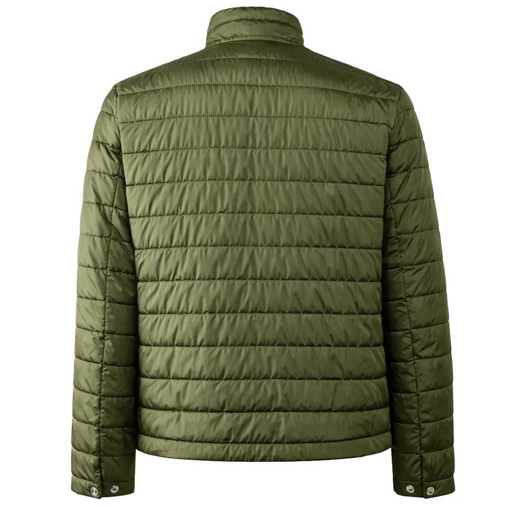 Add Men Down Jacket Quilted Green