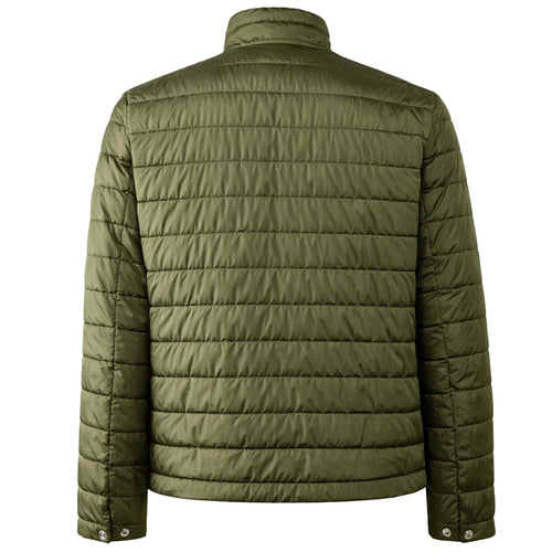 Add Men Down Jacket Quilted Green