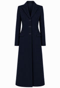 Loro Piana Fabric Women Coat Long Blue