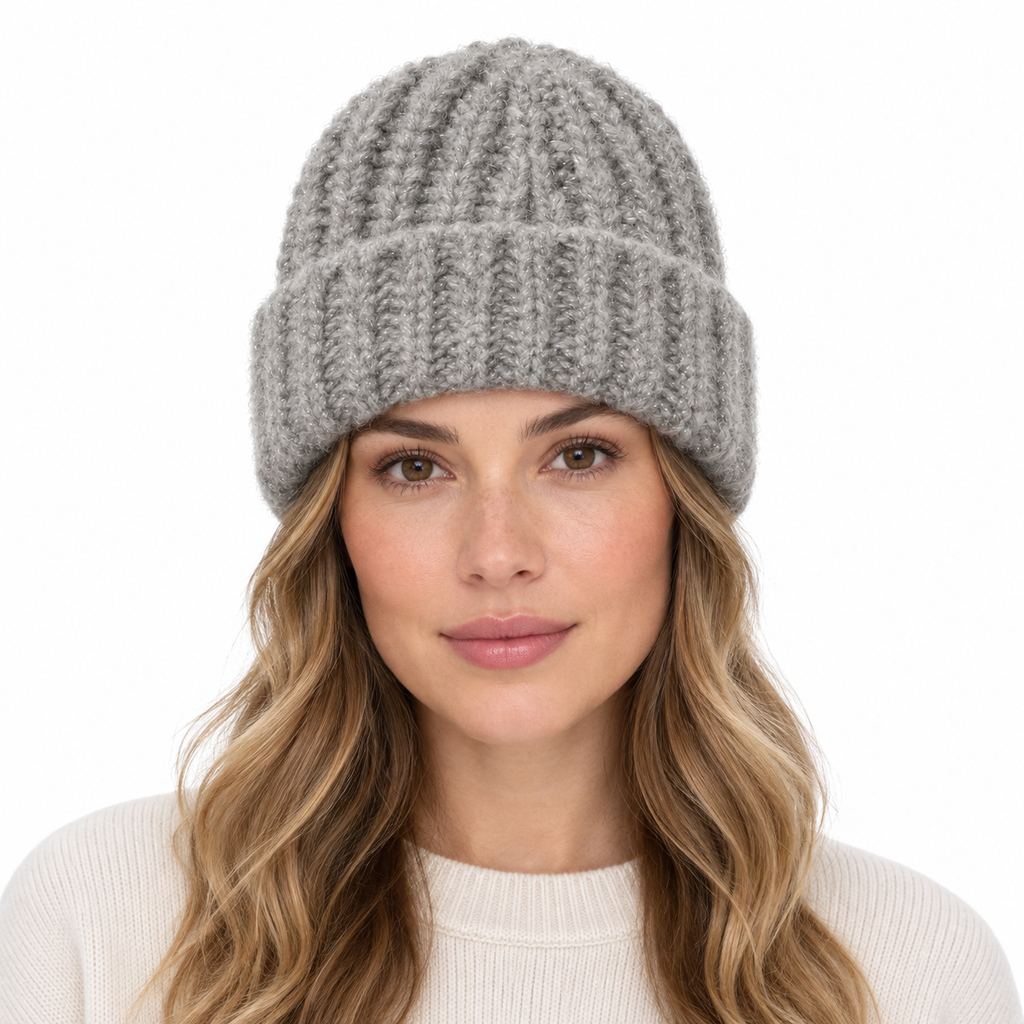 anna molinari Women Hat Rovescia Perlata Grey