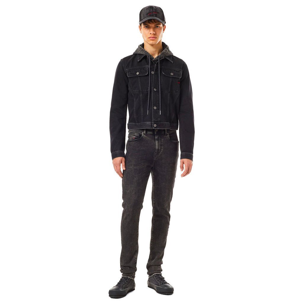 Diesel Men Skinny Jeans Black