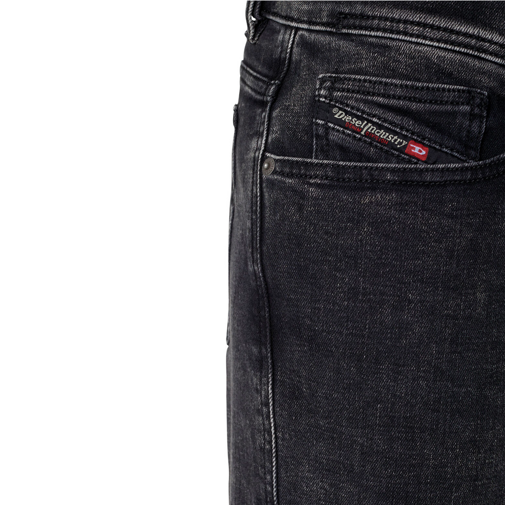 Diesel Men Skinny Jeans Black