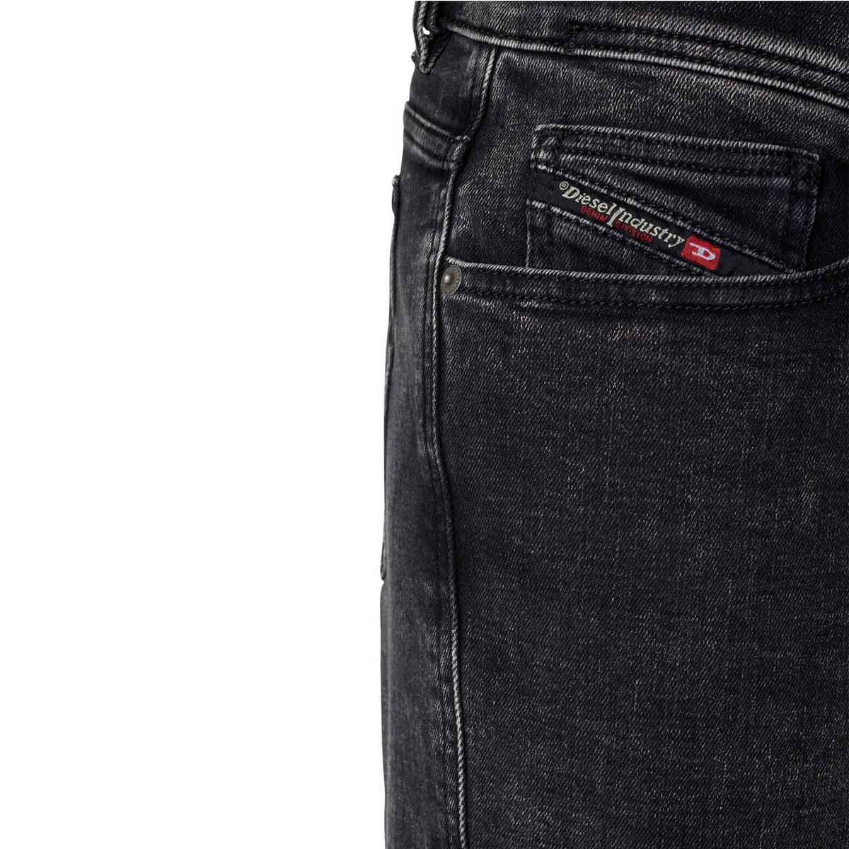 Diesel Men Skinny Jeans Black