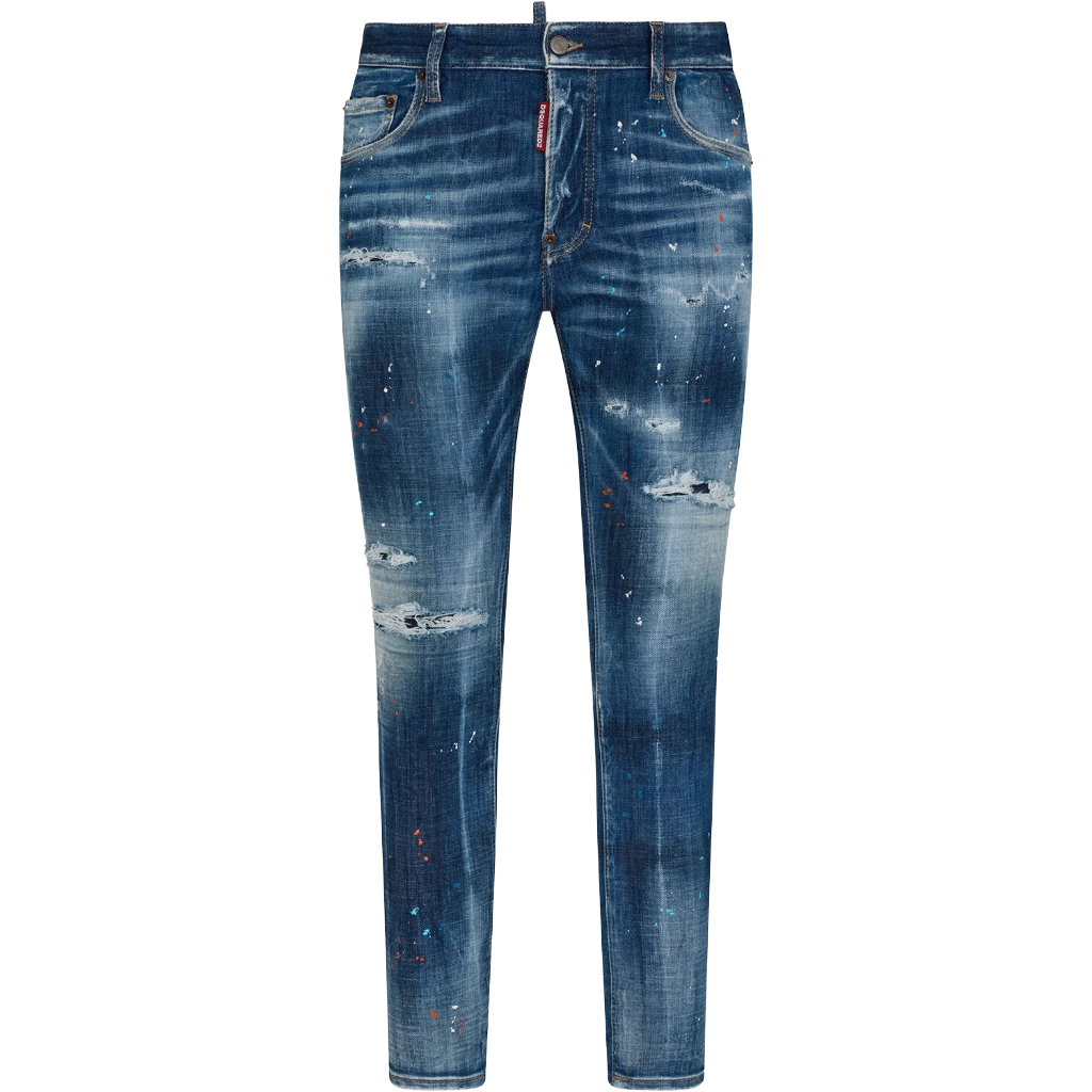 Dsquared2 Men Denim Super Twinky Jeans Blue