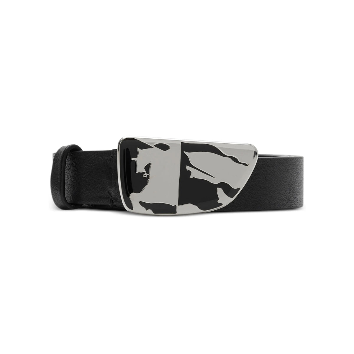 Burberry Unisex Belt Shield Split Ekd Black