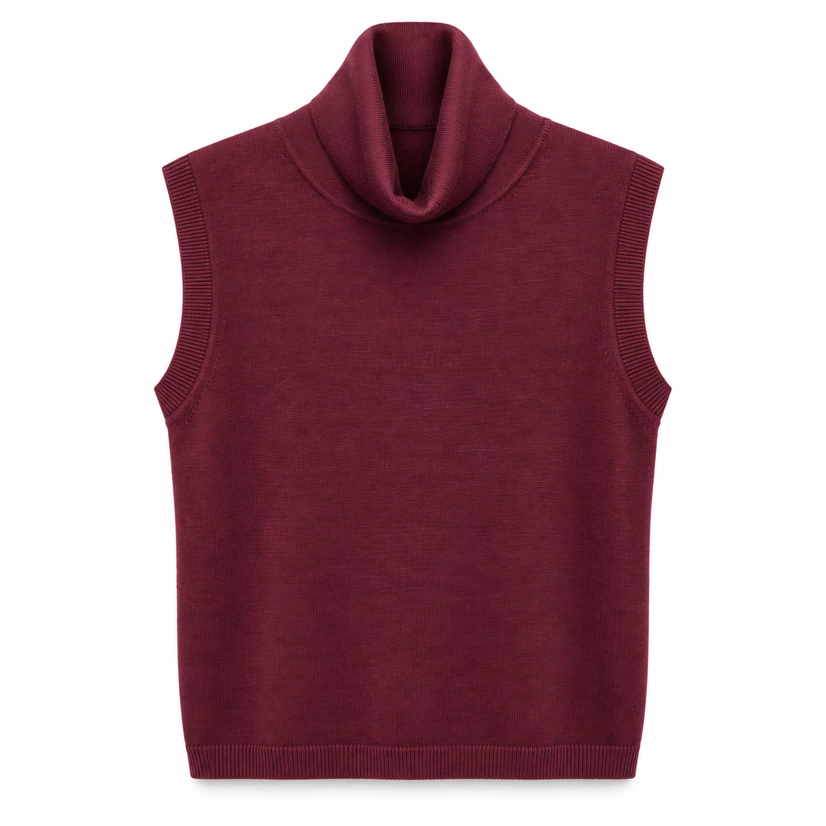 anna molinari Women Turtleneck Sleeveless Red