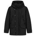 Peuterey Men Down Jacket Fadi Eco Fur Black