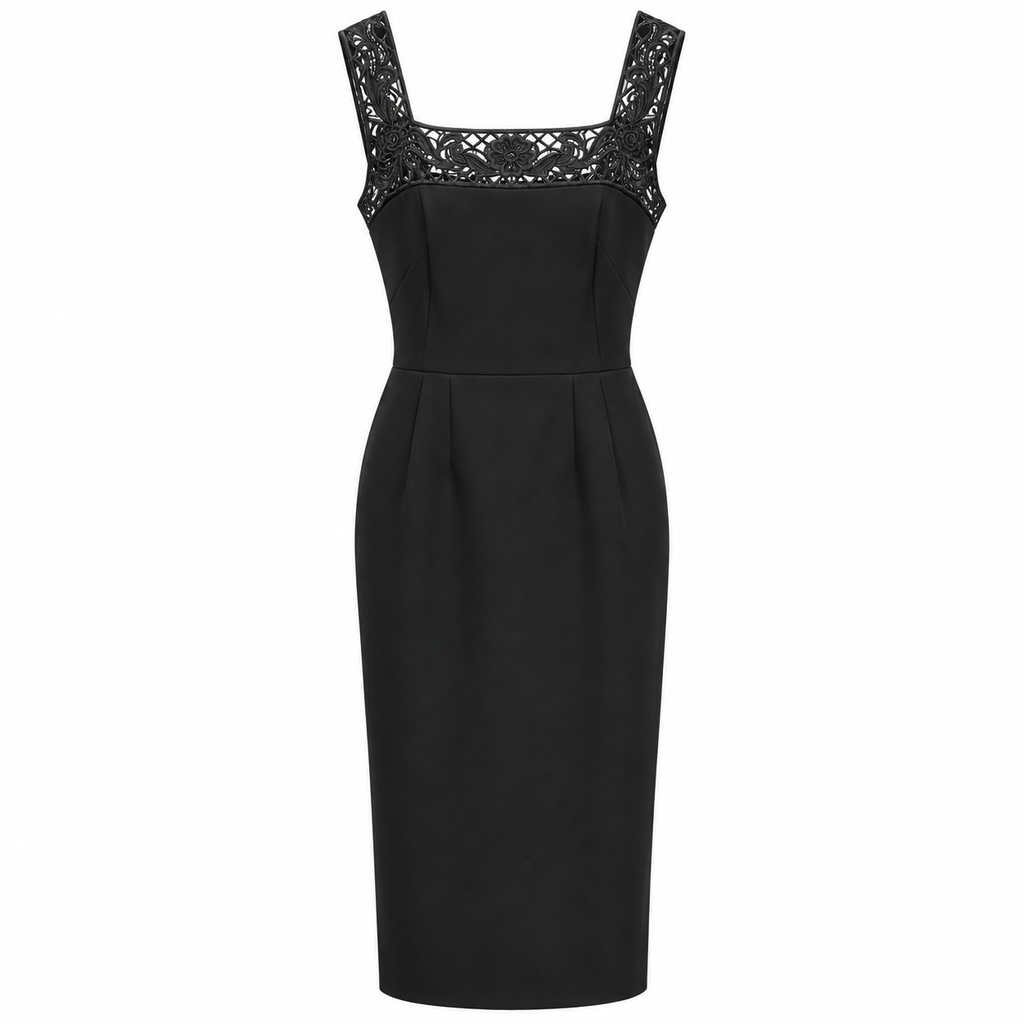 Dolce & Gabbana Women Dress Viscosa Lace Black