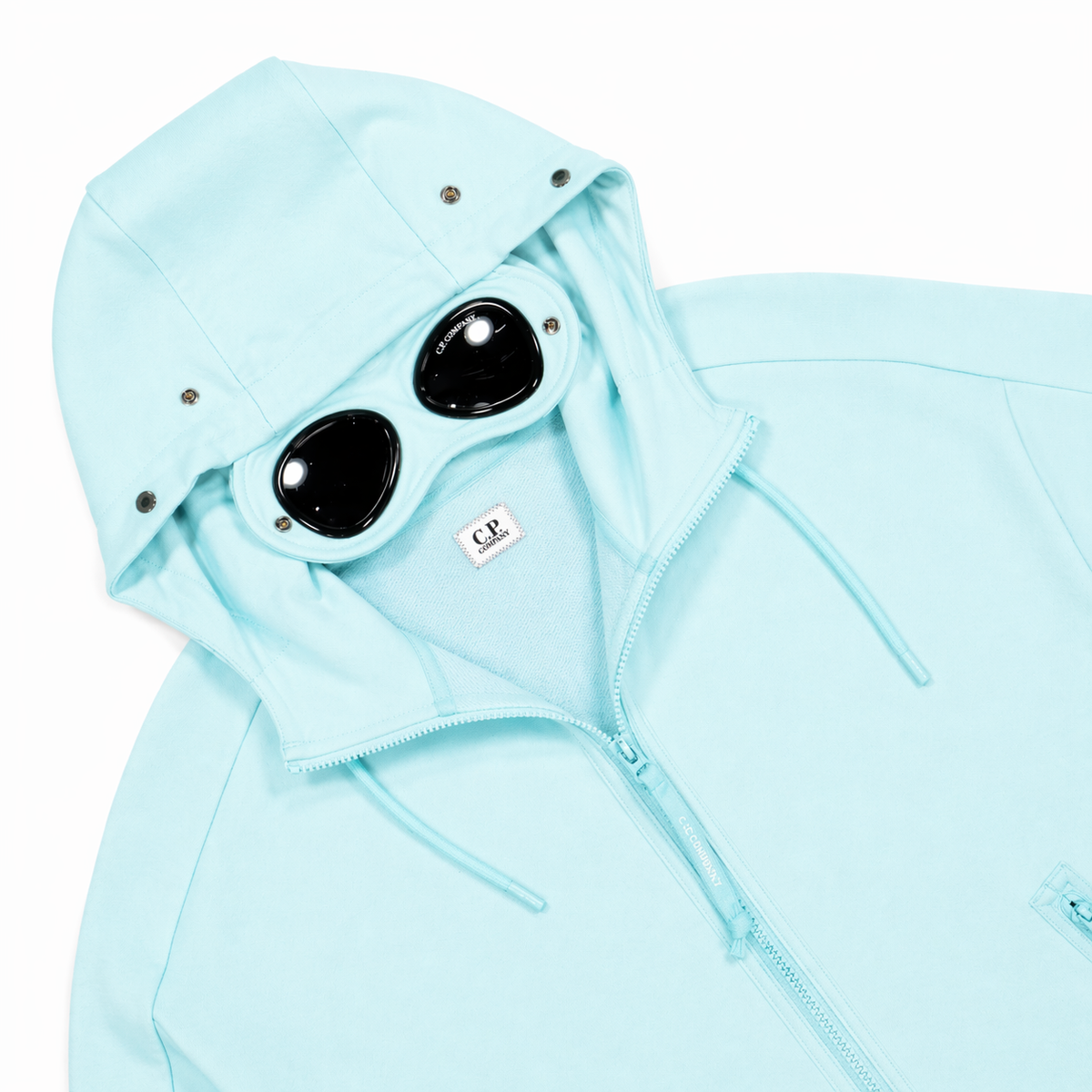 C.P. Company Men Sweatshirt Goggles Light Blue