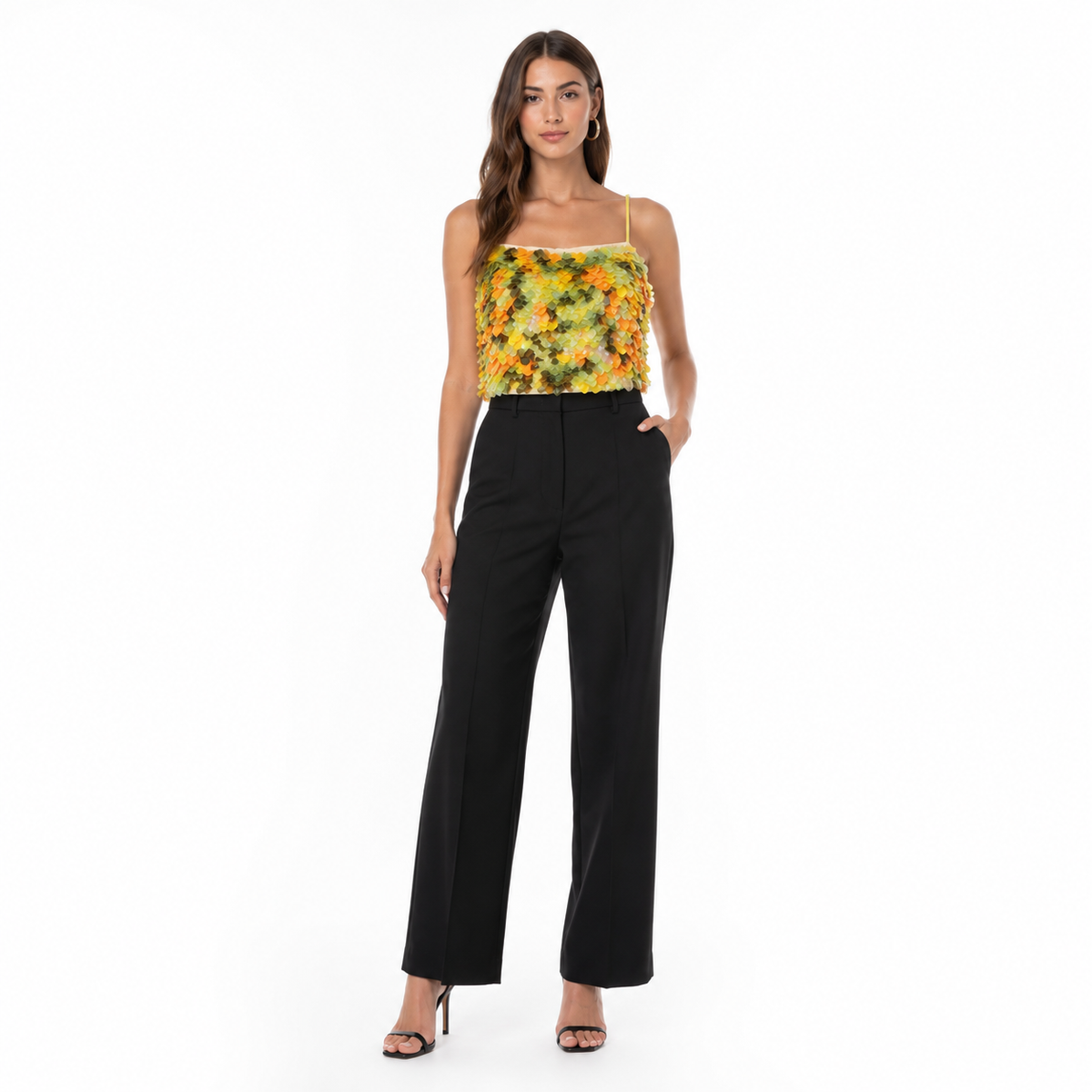 Pinko Women Top Falerno Yellow