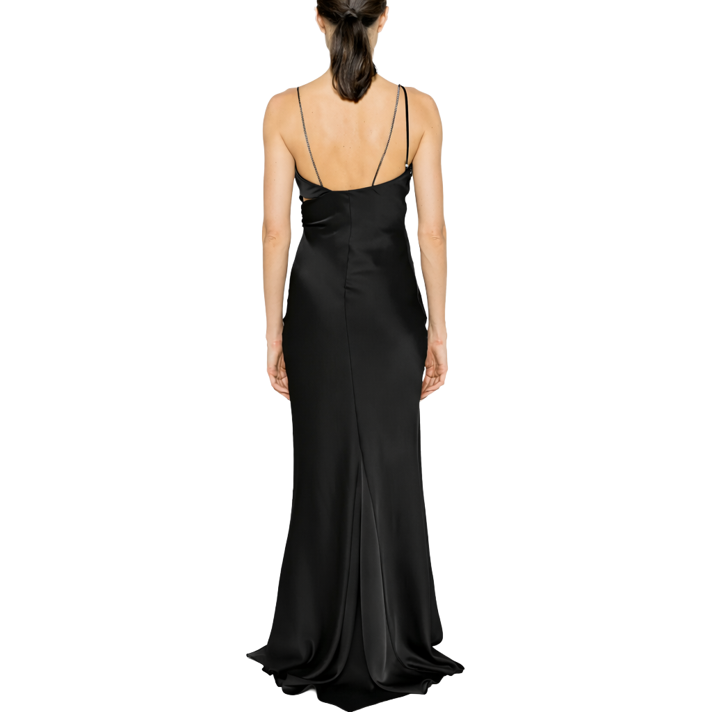 The Attico Women Dress Long Sleeveless Black