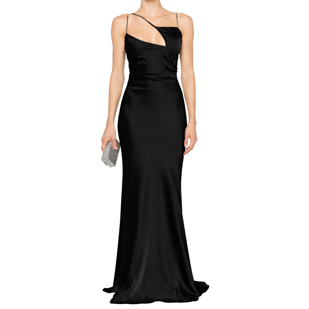 The Attico Women Dress Long Sleeveless Black