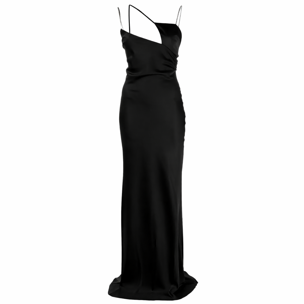 The Attico Women Dress Long Sleeveless Black