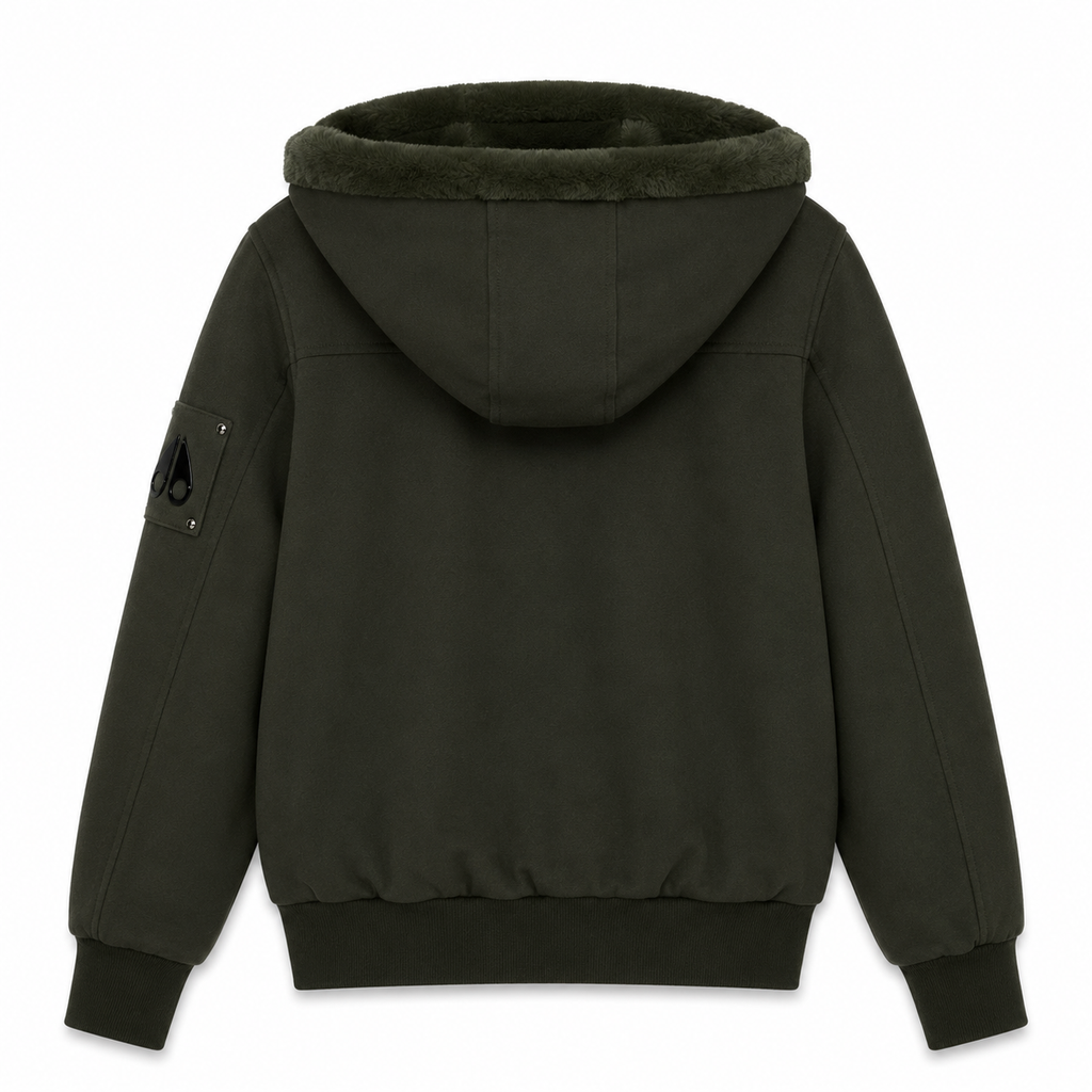 Moose knuckles Women Sweatshirt Funny Green