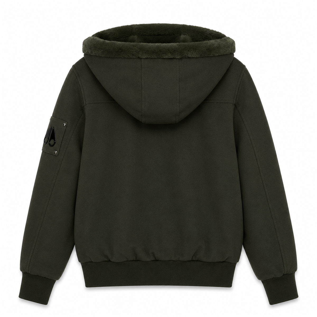 Moose knuckles Women Sweatshirt Funny Green
