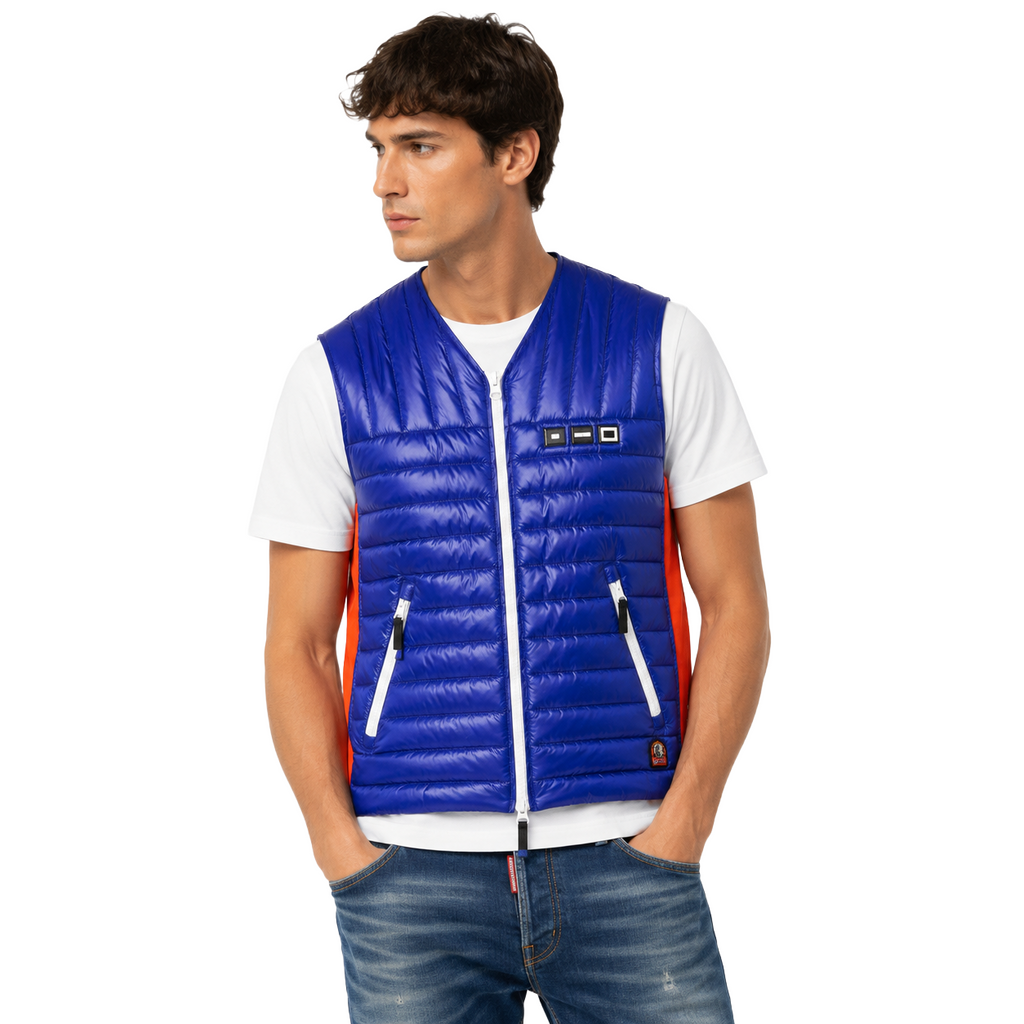 Parajumpers Men Vest Padded Blue