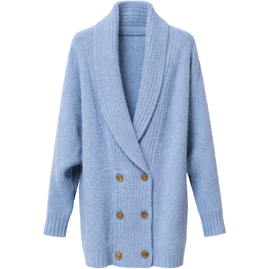 Elisabetta Franchi Women Coat Doppio Petto Blue