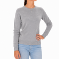 Emilio Romanelli Women Knit Cashmere Crew Neck Grey