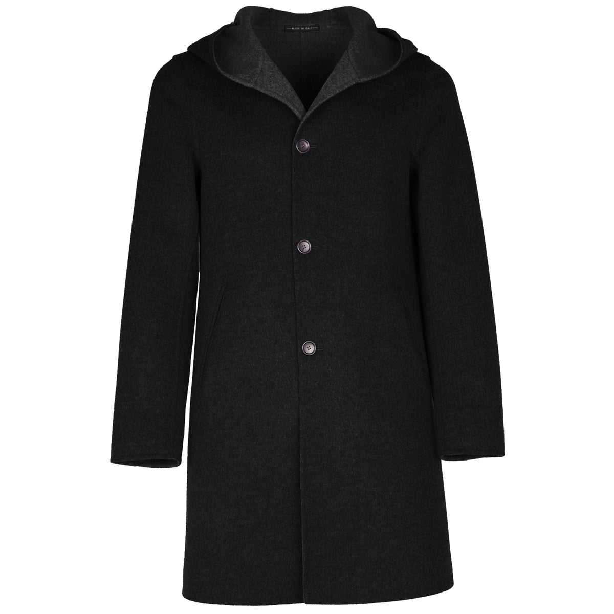 Loro Piana Fabric Men Coat Black