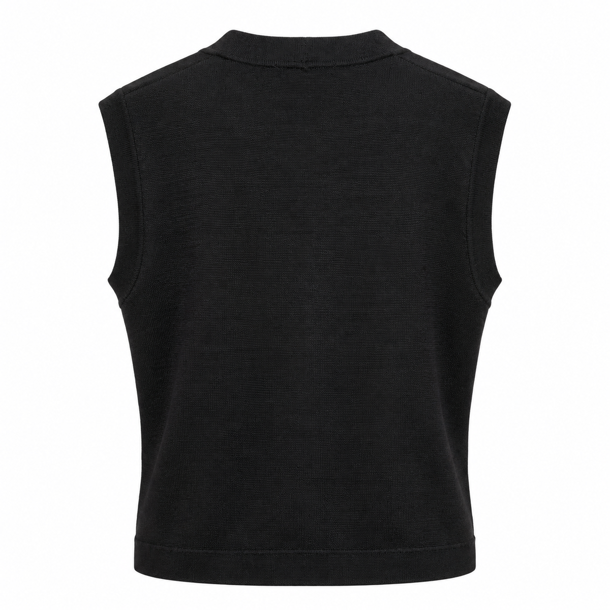 anna molinari Women Vest Punto Milano Black
