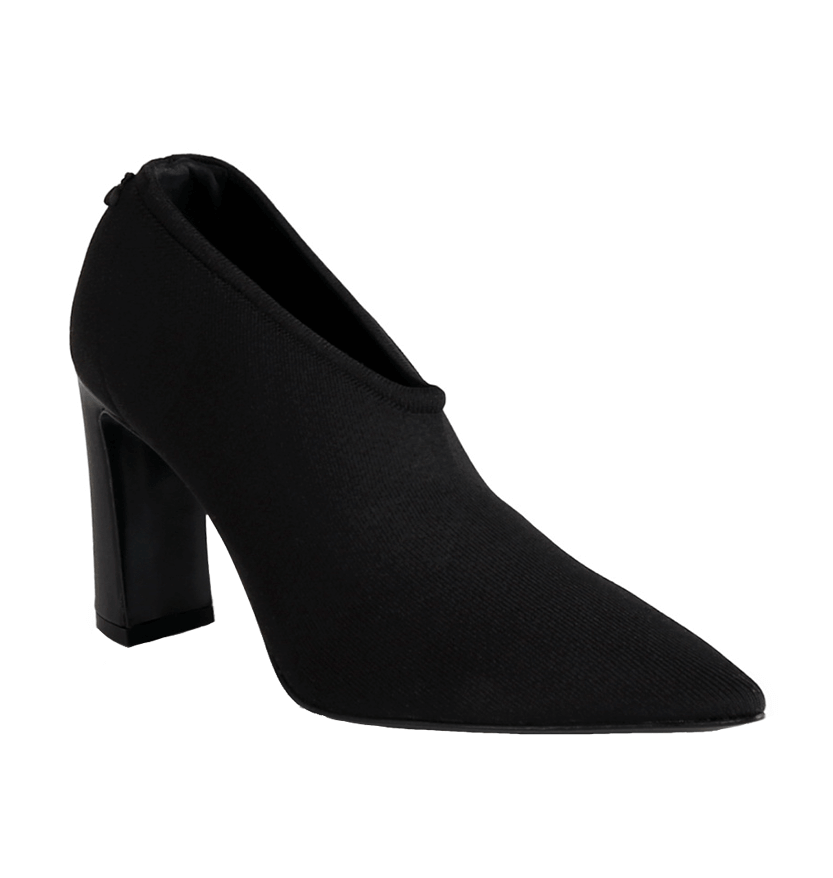 Patrizia Pepe Women Stivaletti Punta Tessuto Ankle Boots Black