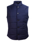 Loro Piana Fabric Men Vest Wool Blue