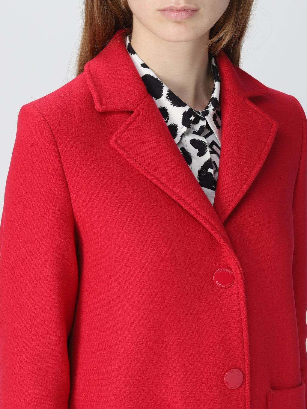 Love Moschino Women a-p Coats Red
