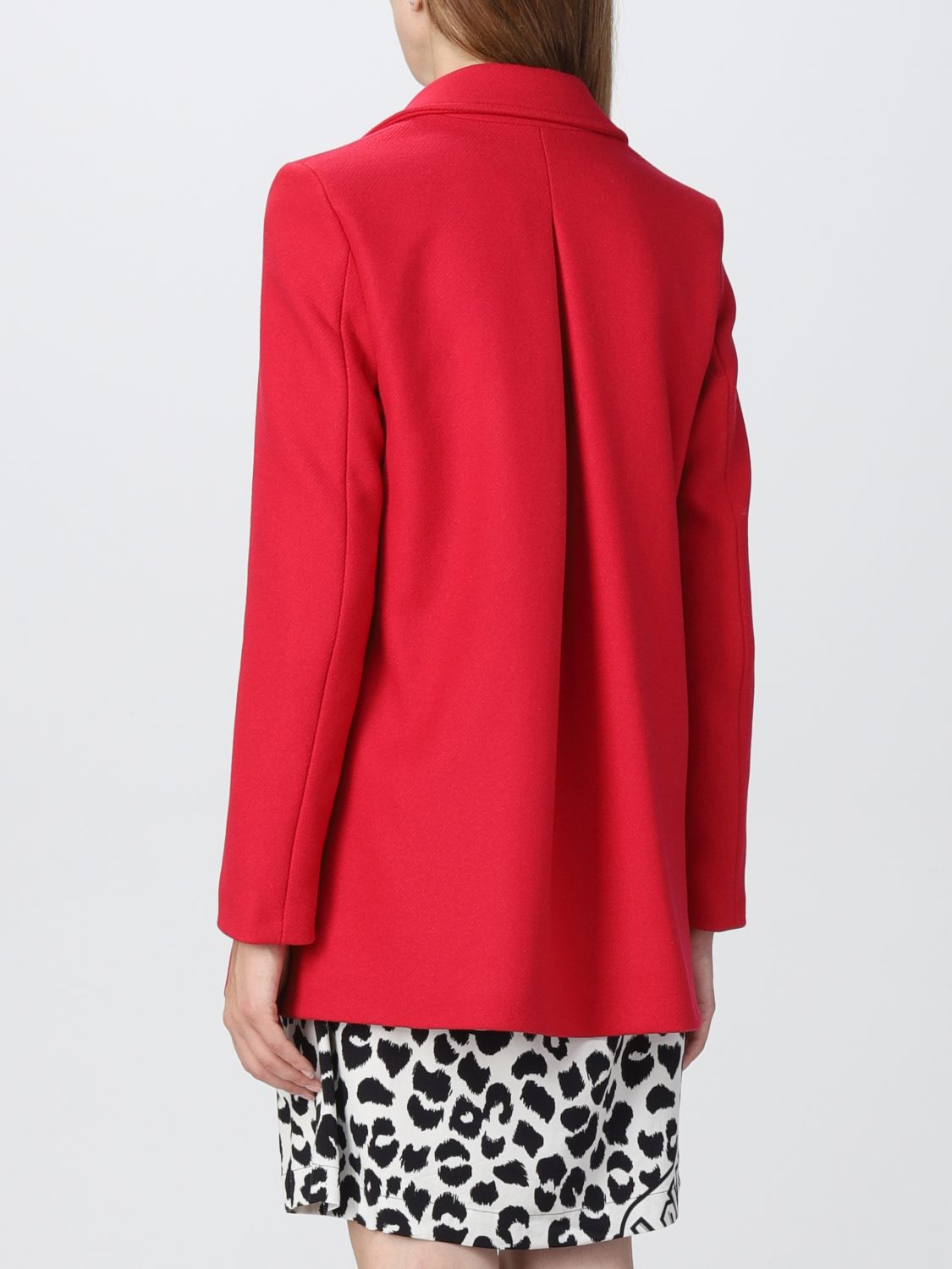 Love Moschino Women a-p Coats Red