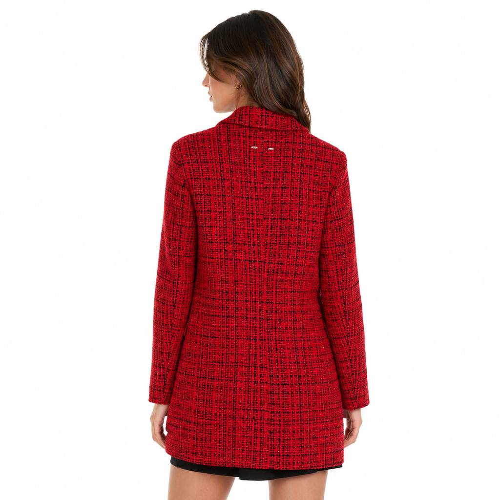 Patrizia Pepe Women Coat Corallo Red