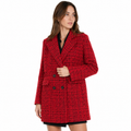 Patrizia Pepe Women Coat Corallo Red