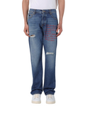 Victory Gate Men Denim Slim Indaco Jeans Blue