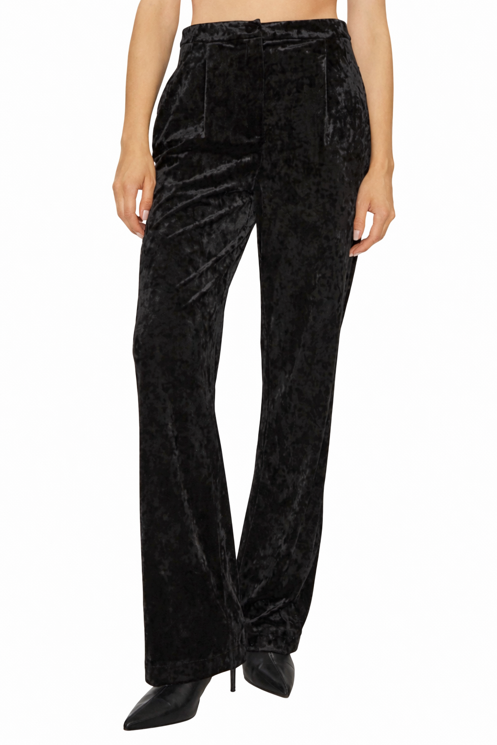 Patrizia Pepe Women Trousers Velvet Black