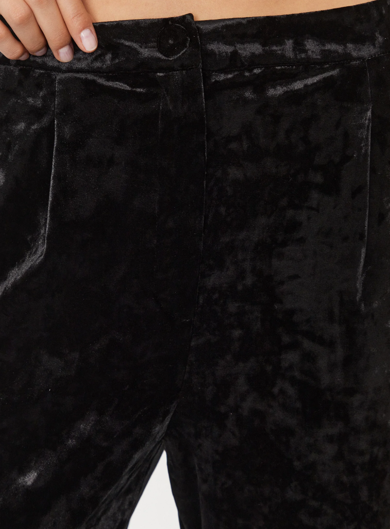 Patrizia Pepe Women Trousers Velvet Black
